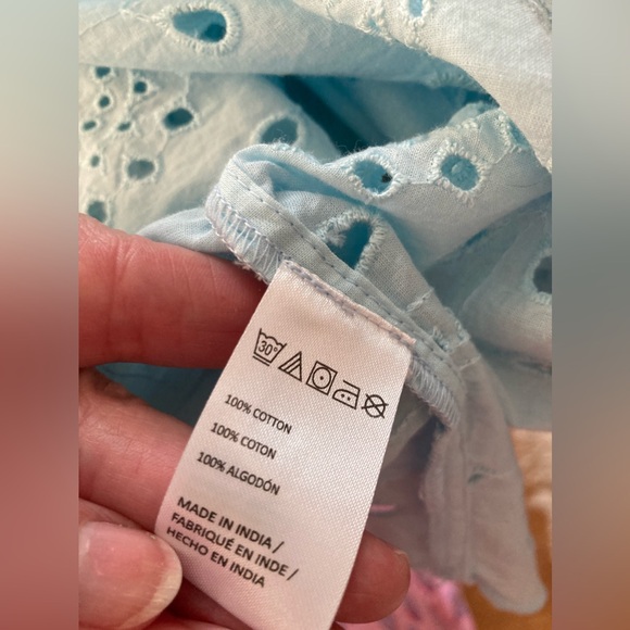 Maeve by Anthropologie - Blue eyelet Spring/Summer jacket - OSFM - Picture 3 of 8